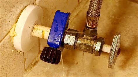 valve under sink leaking|How to Replace a Leaking Shutoff Valve Under a Sink.